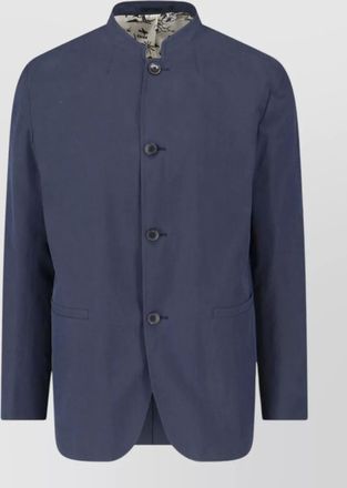 Paul Smith stand collar jacket long sleeves single vent