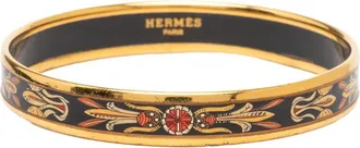 Herm&egrave;s Pre-owned Hermes Narrow Dream Catcher Enamel Bangle 70 Ladies M3BKHGKVY2TUDGGC