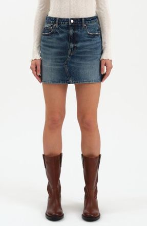 Daze Malibu Denim Miniskirt in Authentic at Nordstrom, Size 24