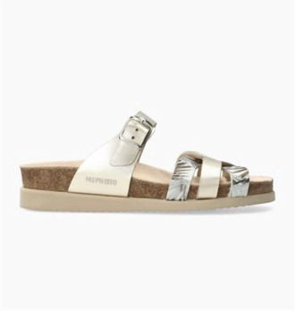 Mephisto Helma Woven Slide In Metallic