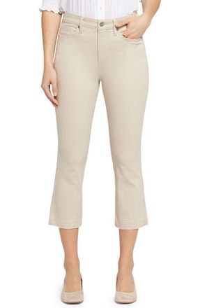 NYDJ Chloe Frayed Hem Crop Jeans in Feather at Nordstrom, Size 10P