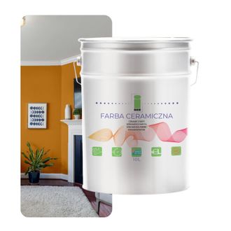 OEM Pintura Cer&aacute;mica Para Paredes Lavable Color Mostaza Dorada 10l Resistente A Las Manchas