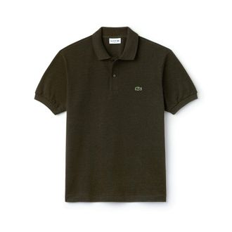 Lacoste Mens Polo L.12.12 Classic Fit Heather, Verde (Dormouse Heather El9), XS