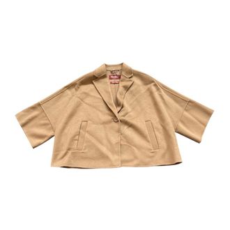 Max Mara Blazer - Dames - Jassen - Beige - Maat: 3XS