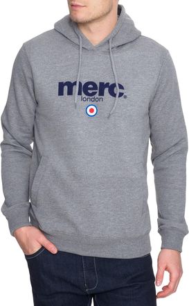 Merc Mens Pill, Hooded Sweatshirt Hoodie, Gris (Mineral Marl), L