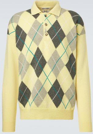 J.W.Anderson Argyle wool polo sweater
