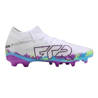 Puma Dames Future 8 Match Snug Fit Kunstgras Voetbalschoenen (Wit/Groen/Zwart)