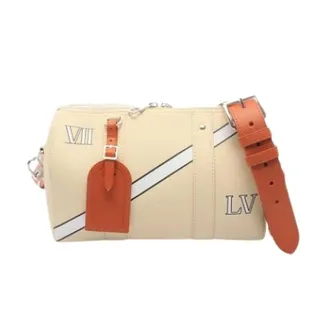 Louis Vuitton Vintage, unisex, Beige, ONE Size, Leer, Pre-owned Vintage Cross Body Bag