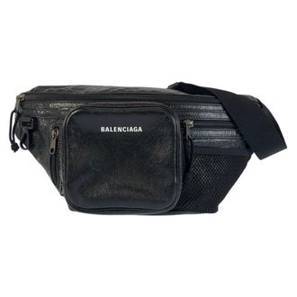 Balenciaga Black Leather Fanny Pack (Pre-Owned)