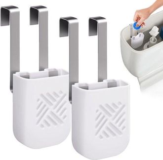 OEM Soporte Para Pastillas De Detergente Para Tanque De Inodoro (2 Unidades), Evita Residuos En El Tanque Del Inodoro, Blanco