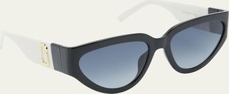 Marc Jacobs J Marc Logo Plastic Cat-Eye Sunglasses