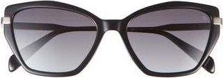 Rag & Bone 54mm Cat Eye Sunglasses in Black at Nordstrom Rack