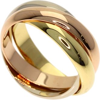Cartier Trinity Yellow Gold (18K) Pink Gold (18K) White Gold (18K) Band Ring (Pre-Owned)