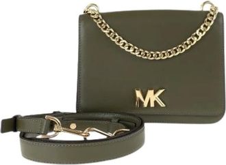 Michael Kors Pre-owned Cross Body Bags, female, Green, Size: ONE SIZE Pre-owned Leather Shoulder Bag