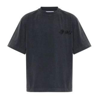 Off-white Heren, Tops, Zwart, Maat: 3XL Katoen