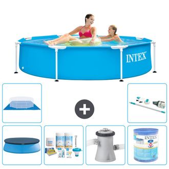 Intex Piscina Con Estructura Redonda - 244x51 Cm - 7-piezas S31447