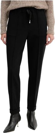 Liviana Conti Brain Drawstring Broeken - Dames - Slim Fit Broeken - Zwart - S - Broeken