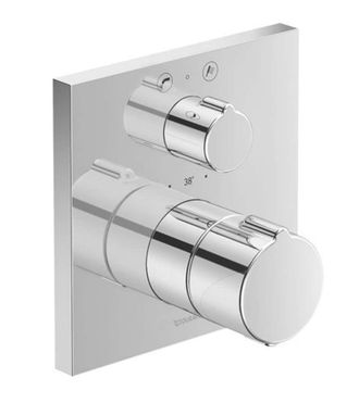Duravit Duravit - Termostato De Ba&ntilde;o Oculto C.1, Roset&oacute;n Cuadrado, Con