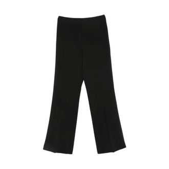 Twinset Wijde Broek - Dames - Broeken - Zwart - Maat: S