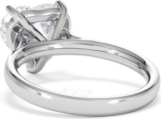 The Diamond Store Amora Heart 3.00ct Lab Diamond Engagement Ring G/VS Set in Platinum