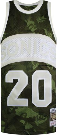 Mitchell & Ness Mens NBA Seattle SuperSonics 20 Payton Swingman Jersey - Camouflage - Size X-Large