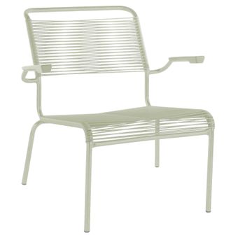 Schubiger M&ouml;bel Spaghetti-Lounger S&auml;ntis mit Armlehnen