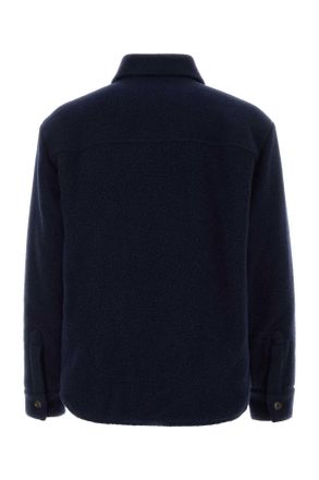Fay Mens Navy Blue Wool Blend Jacket U807 Giubbini