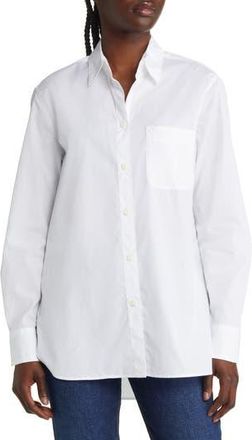 Rag & Bone ICONS Maxine Cotton Poplin Button-Up Shirt in Wht at Nordstrom Rack, Size Xx-Small