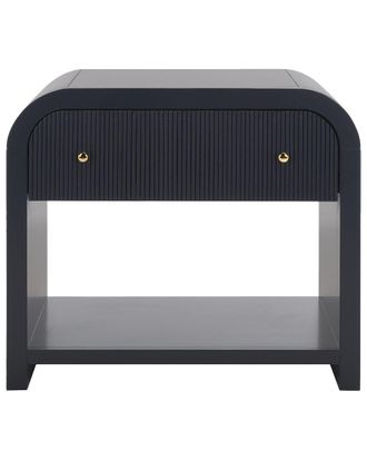 Safavieh Couture Liabella 1-Drawer Curved Nightstand