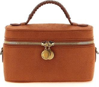 Stella McCartney Falabella Vanity Case - Dames - Handtassen - Oranje - ONE Size - Su&egrave;de - Tassen