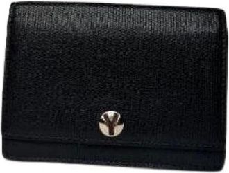 Saint Laurent Pre-owned Wallets, female, Black, Size: ONE SIZE Pre-owned Leather Wallet