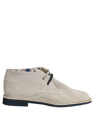 Pollini Suede Chukka Lace Up Men Ankle Boots Mens