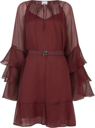 Dante6 Dames, Jurken, Rood, Maat: S Chiffon