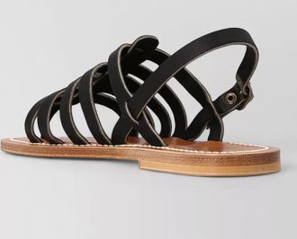 K.Jacques leather ankle-strap sandals