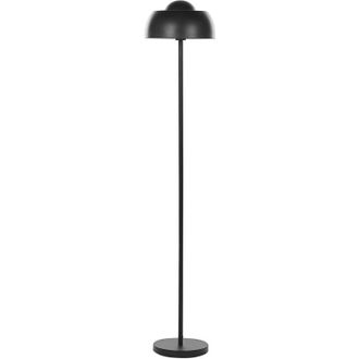 Beliani Beliani - Floor Lamp Glam Standing Lightning Light Dome Shade Black Senette