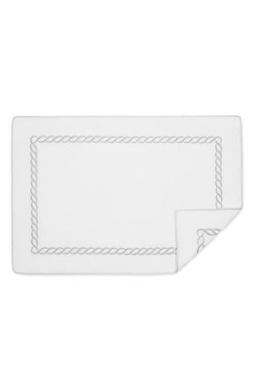 Matouk Classic Chain Bath Mat in Silver at Nordstrom