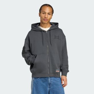 adidas Mens adidas adidas Originals & All Blacks Full Zip Hoodie