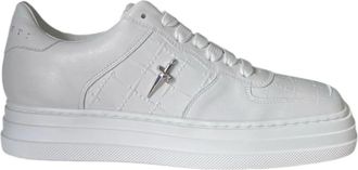 Cesare Paciotti Witte lage sneakers - Heren - Sneakers - Wit - 44 EU - Schoenen