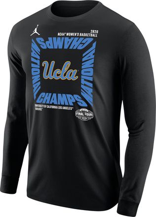Nike Jordan Mens UCLA (Team) Jordan College Long-Sleeve T-Shirt in Black | M12333P484FFUC-BLK