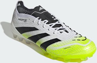 adidas adidas Performance Unisex Predator Elite 2G/3G Artificial Grass Boots - White/Multicolour - Size UK 10.5