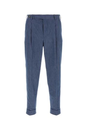 Pantaloni Torino Ait Force Blue Cotton Style Pant