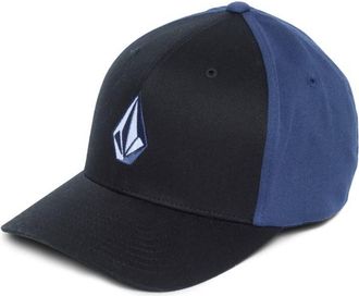 Volcom Full Stone Flexfit Hat Cap für Herren | schwarz/blau