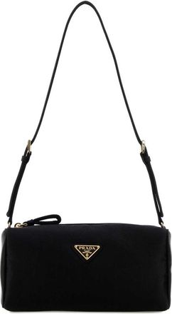 Prada Black Satin Mini Shoulder Bag