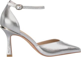 Alma En Pena Puntige Pump met Enkelbandje - Dames - Pumps - Grijs - 42 EU - Schoenen