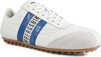 Dirk Bikkembergs Logo Stripe Sneaker in White at Nordstrom, Size 13