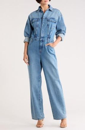 Good American Denim Oversized Jumpsuit in Indigo599 at Nordstrom Rack, Size Xx-Small/x-Small