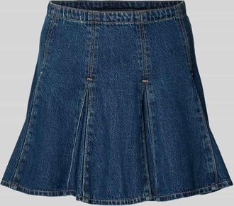 Levi's Mini-Jeansrock aus Baumwoll-Lyocell-Mix Modell GODET in Dunkelblau, Gr&ouml;&szlig;e 25
