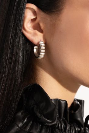 Isabel Marant Round Earrings, Womens, Silver