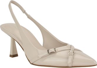 Calvin Klein Tulissa 2 Pointed Toe Slingback Pump in Ivory at Nordstrom, Size 5.5