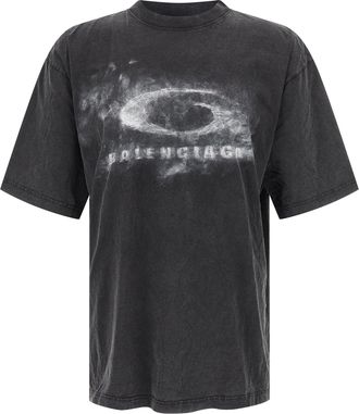 Balenciaga T-Shirt Washed Crayon Loop